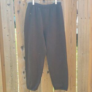 Vintage Fruit of the Loom Sweat Pants with Ankle Cuffs Men's Size Large